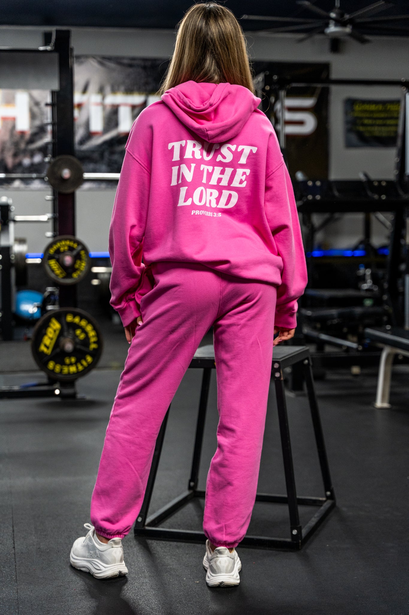‘Trust in The Lord’ Hoodie - Pink
