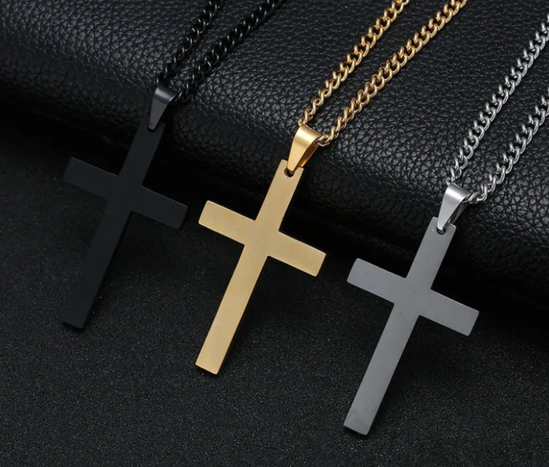 Alloy Cross Chain