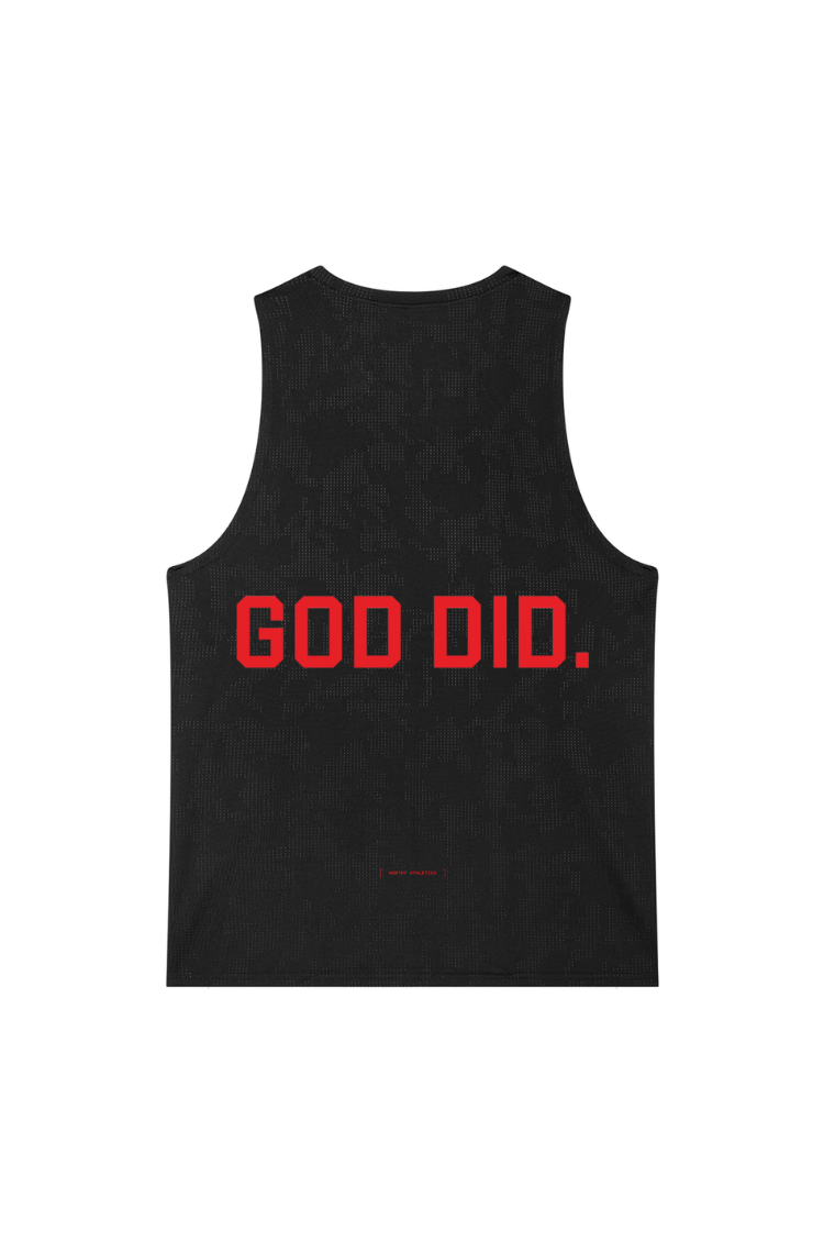 God Did Aeromesh Velocity Tank - Black