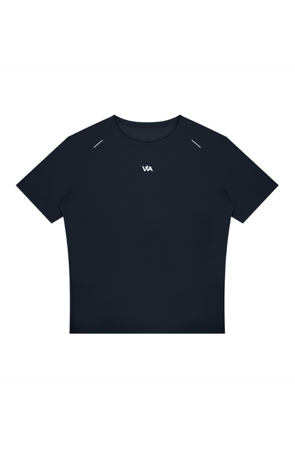Jesus Saves Stride Performance Tee - Navy Blue