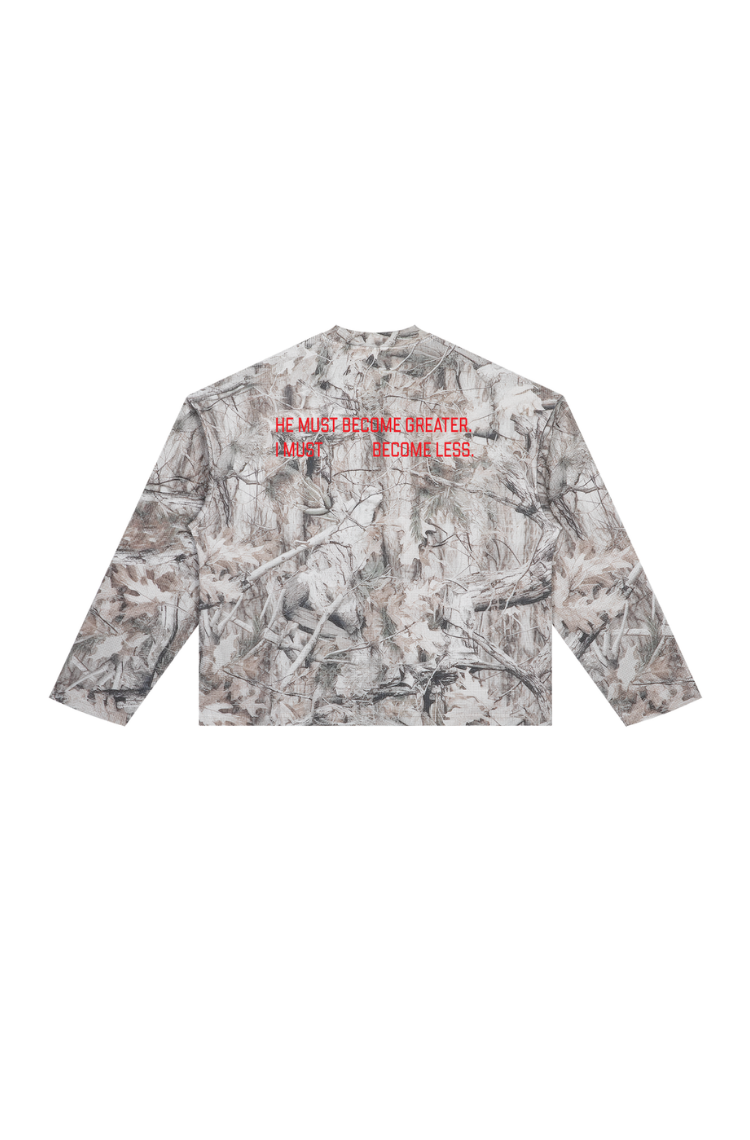 John 3:30 Waffle Long Sleeve - Camo