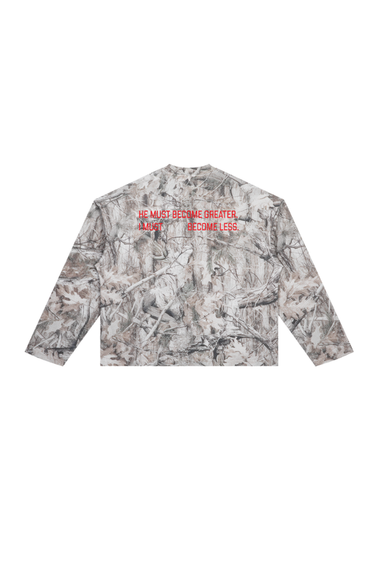 John 3:30 Waffle Long Sleeve - Camo