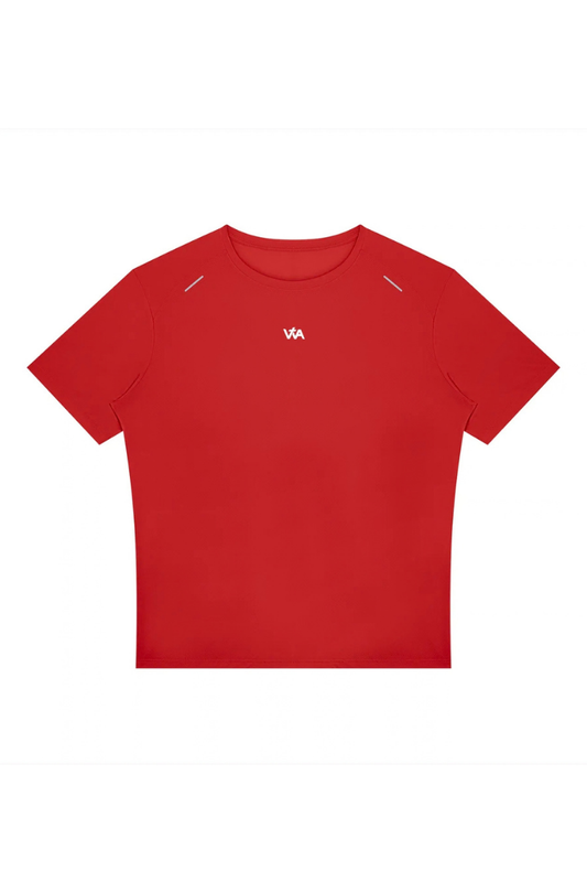 Jesus Saves Stride Performance Tee - Red