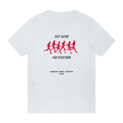Aeromesh Tee Fast Alone Far Together - White