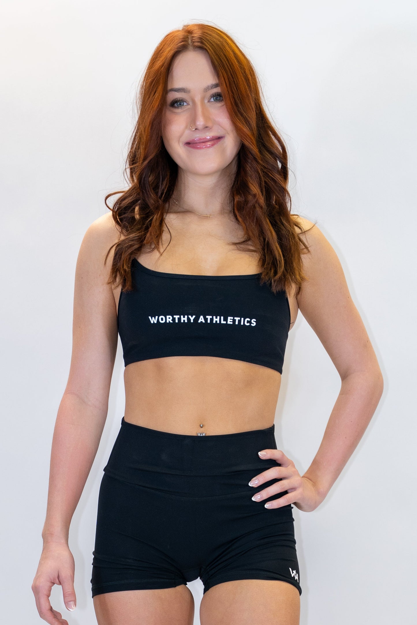 Crossback Sports Bra - Black