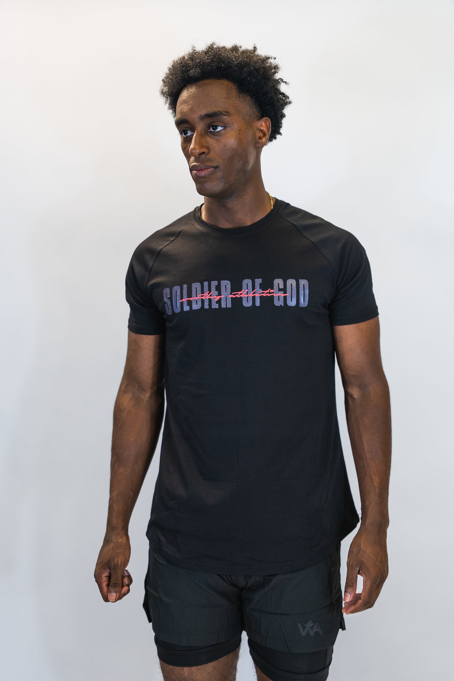 Arc Tee 'Soldier of God' - Black