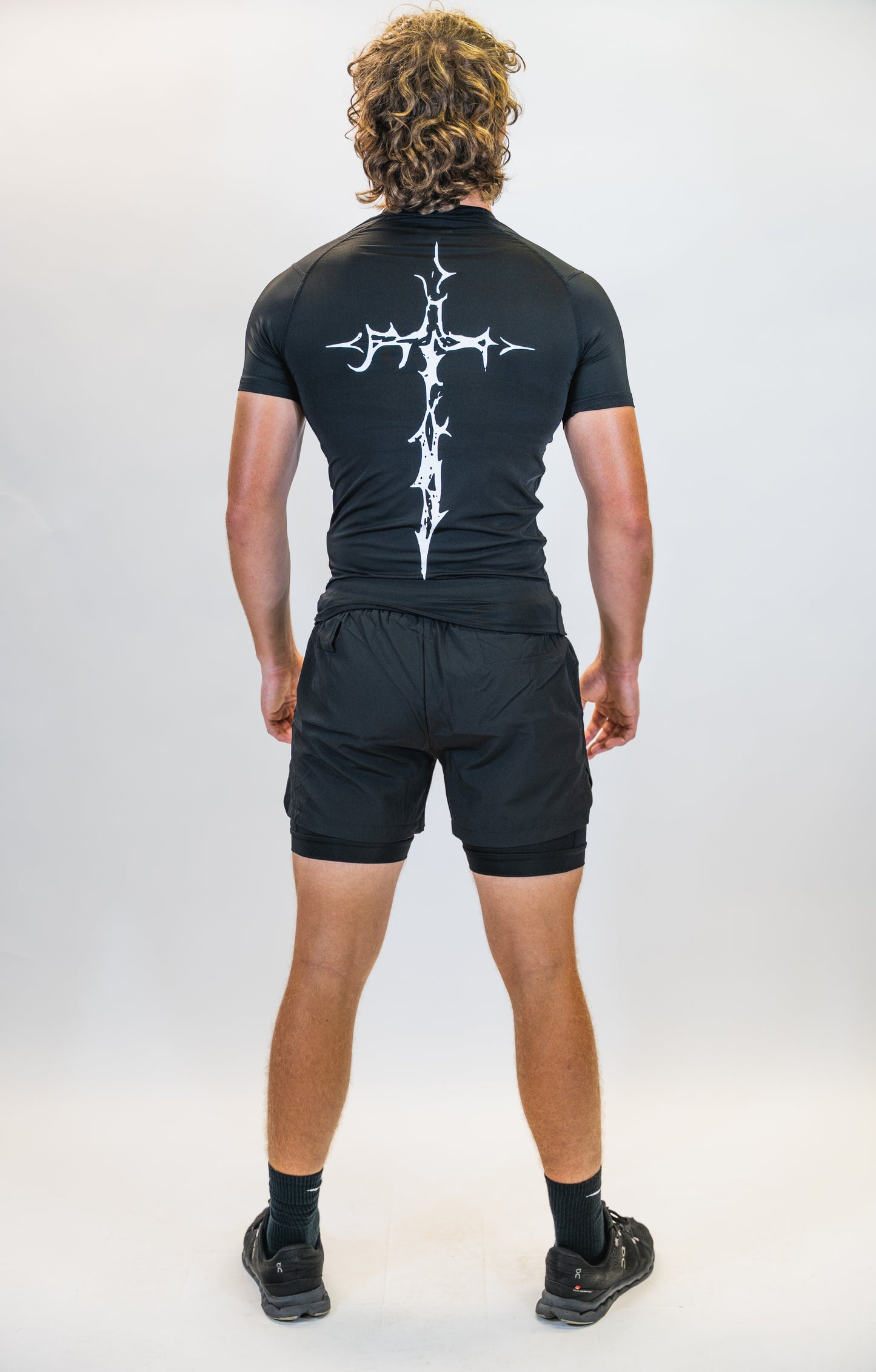 'Tetelestai' Compression Tee - Black