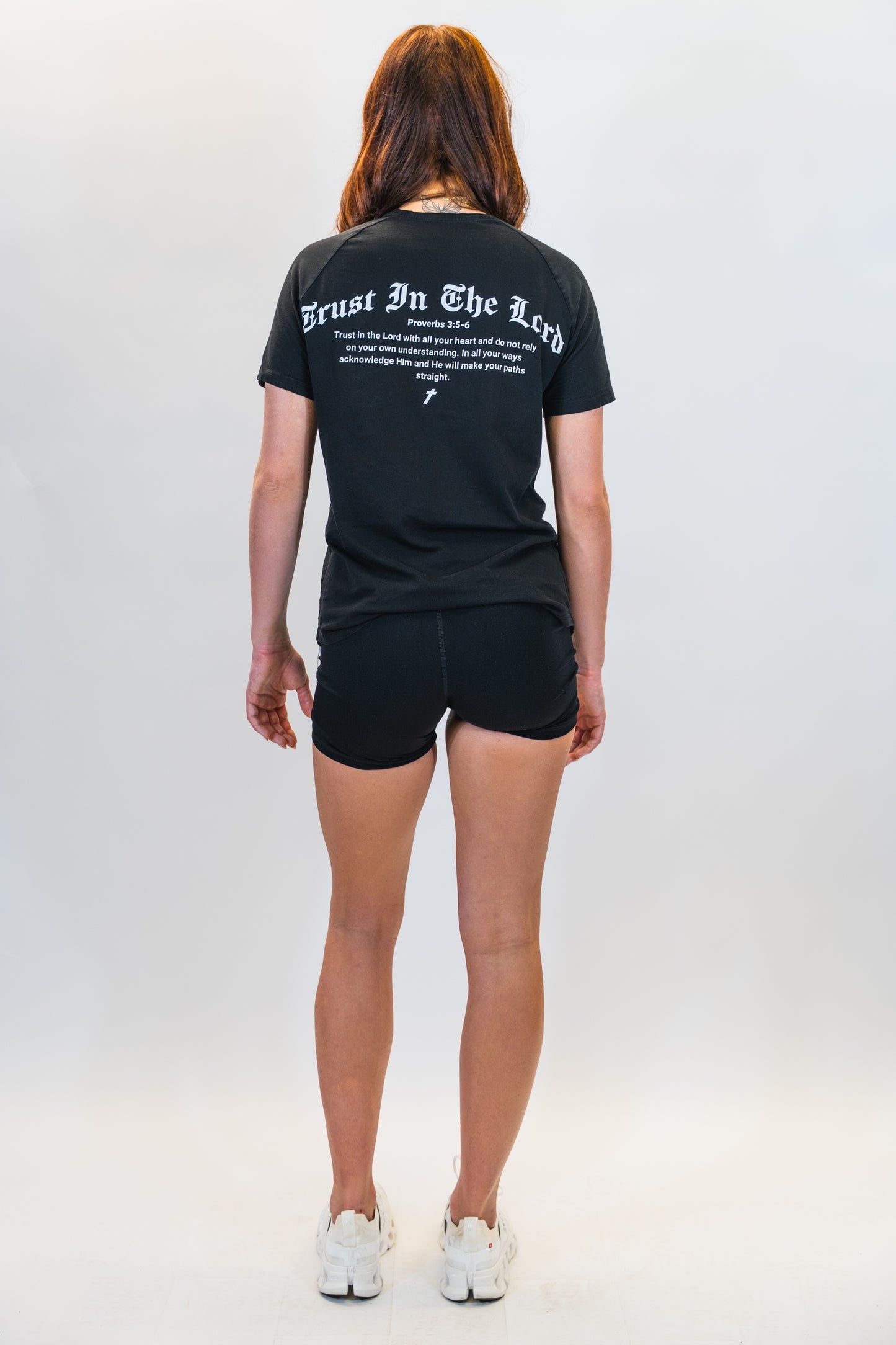 Arc Tee 'Trust In the Lord' - Black