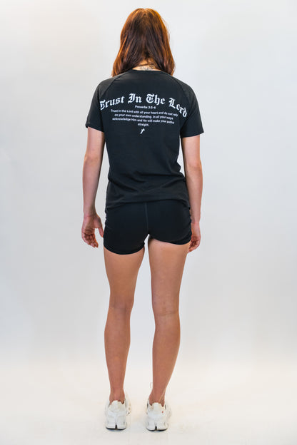 Arc Tee 'Trust In the Lord' - Black