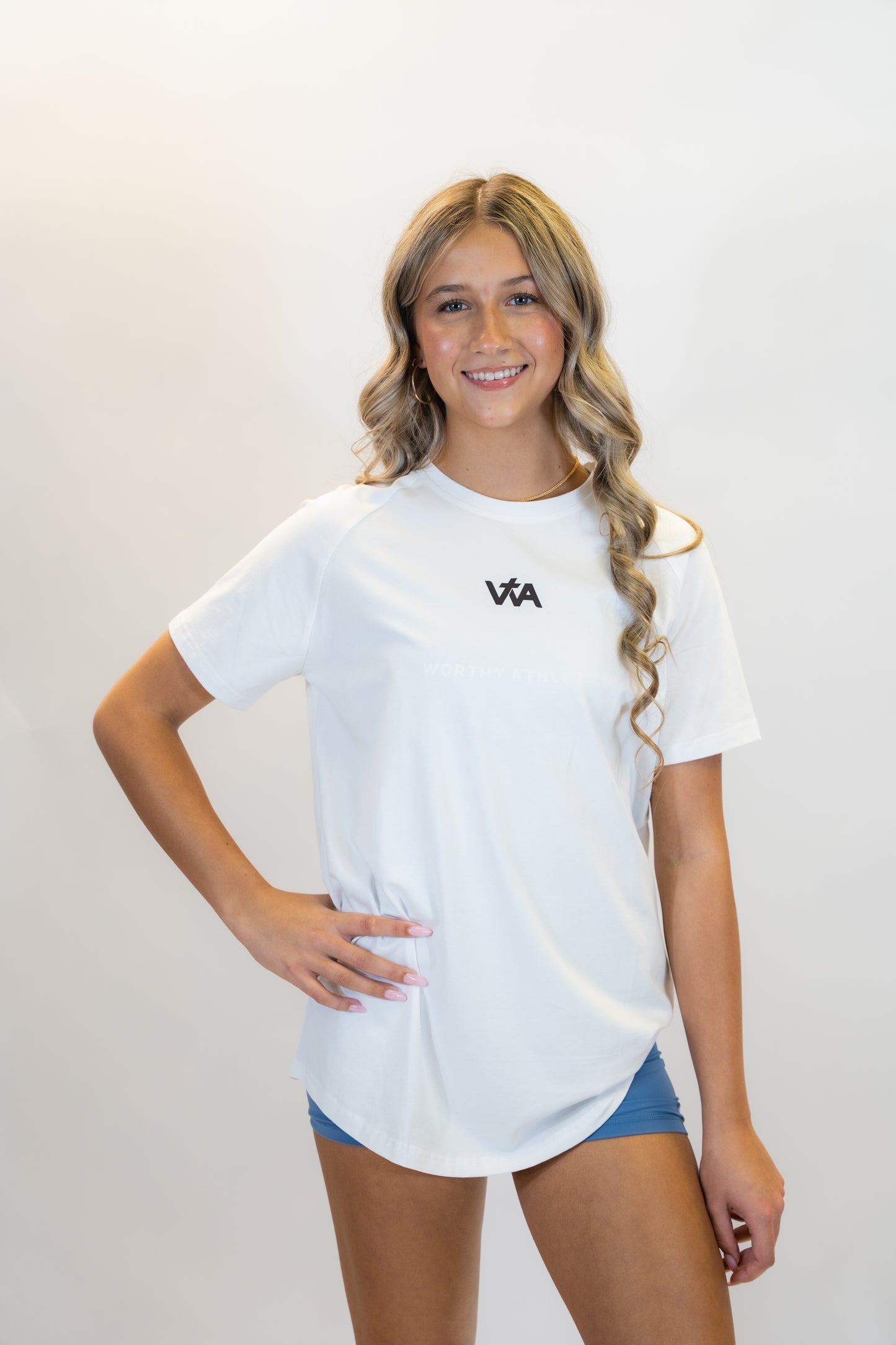 Arc Tee 'Isaiah 6:8' - White