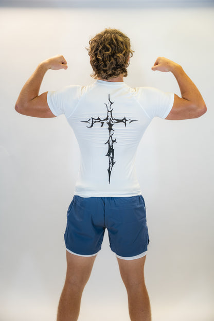 'Tetelestai' Compression Tee - White