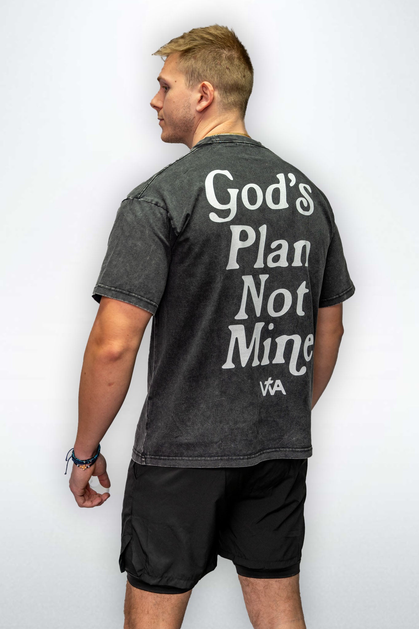 "God's Plan Not Mine" Oversized Tee