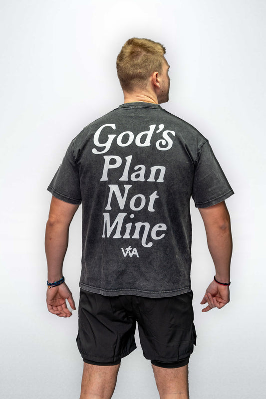 "God's Plan Not Mine" Oversized Tee