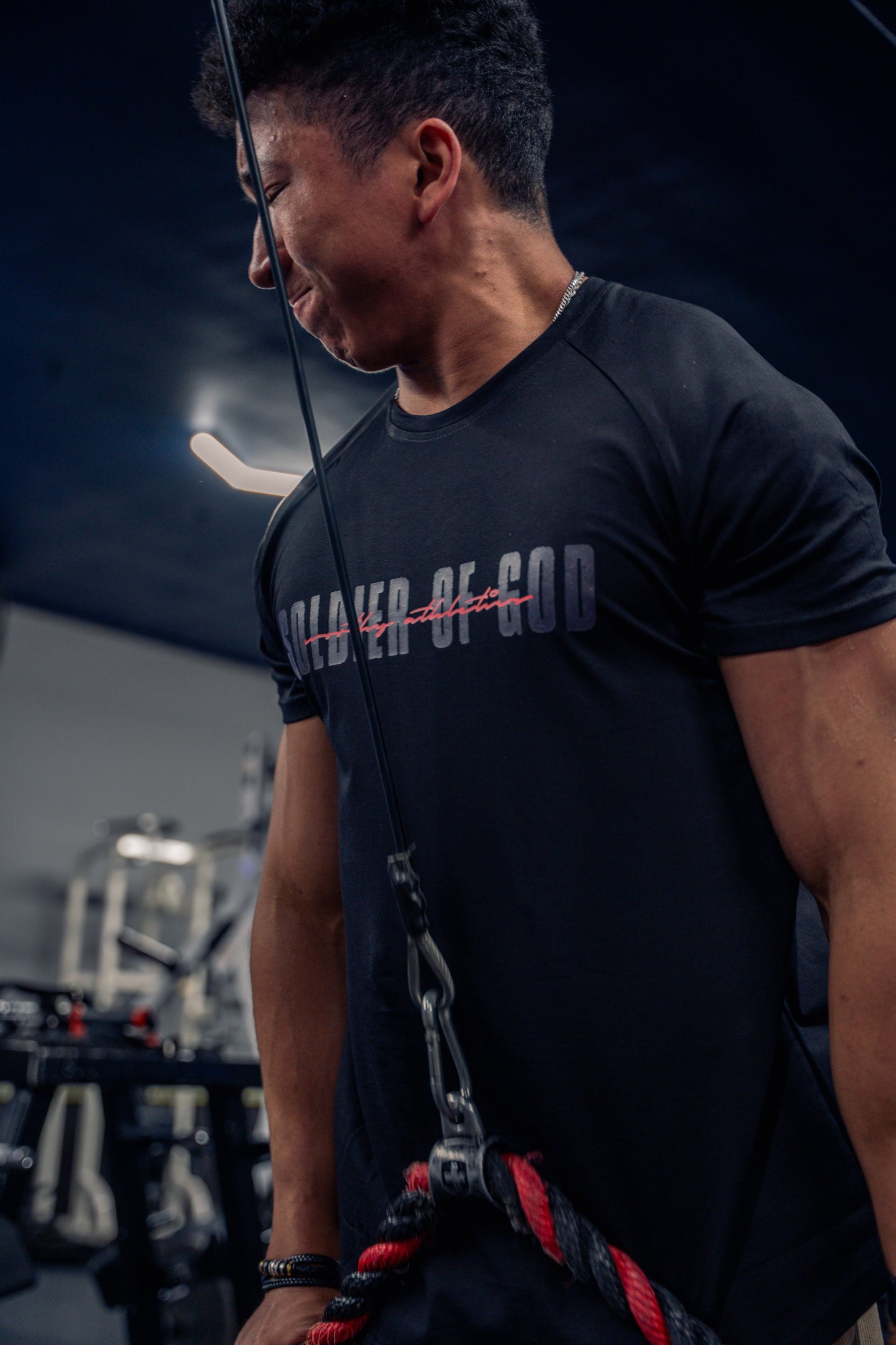Essential Tee 'Soldier of God' - Black