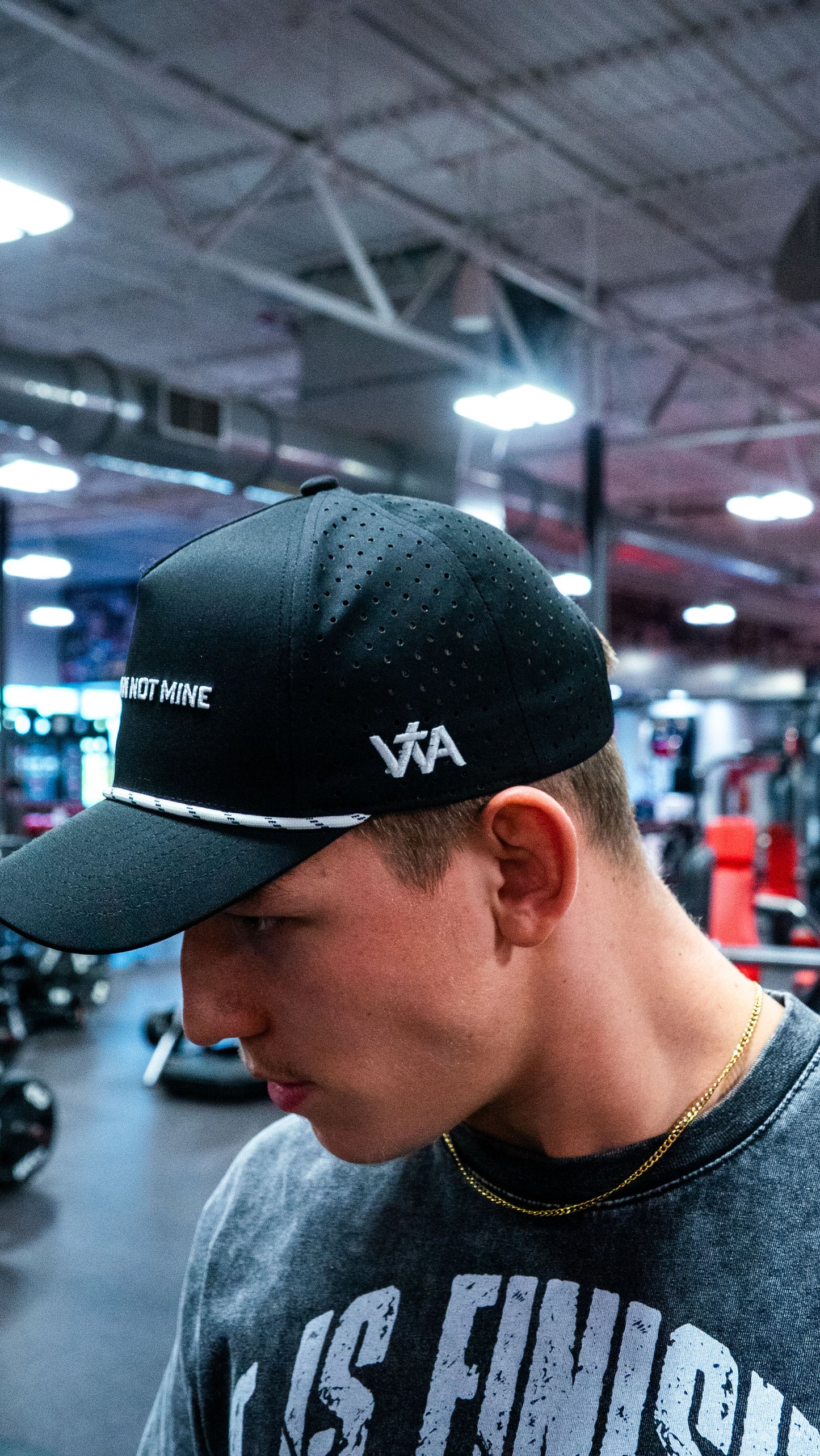 'God's Plan Not Mine' Performance Hat - Black