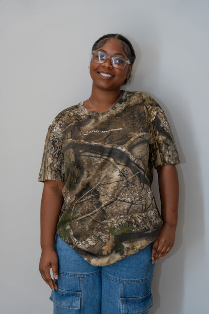 "Jesus Saves" Camo Shirt