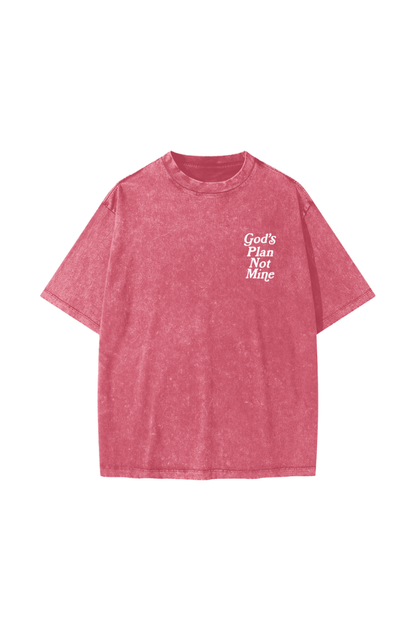 Youth Gods Plan Not Mine Tee - Salmon Pink