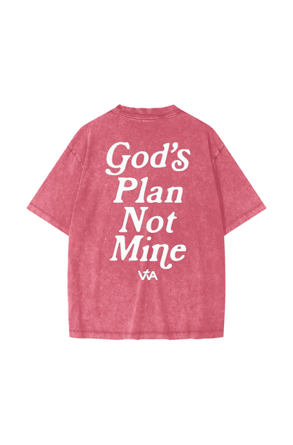 Youth Gods Plan Not Mine Tee - Salmon Pink