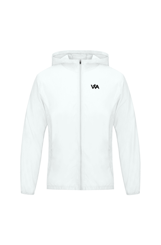 'Jesus Saves' Windbreaker - White