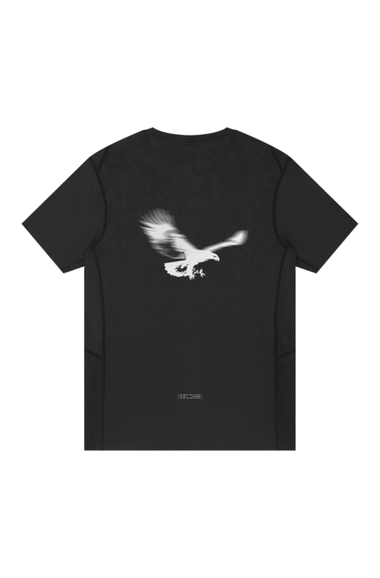 AeroMesh Tee Soar Like Eagles - Black