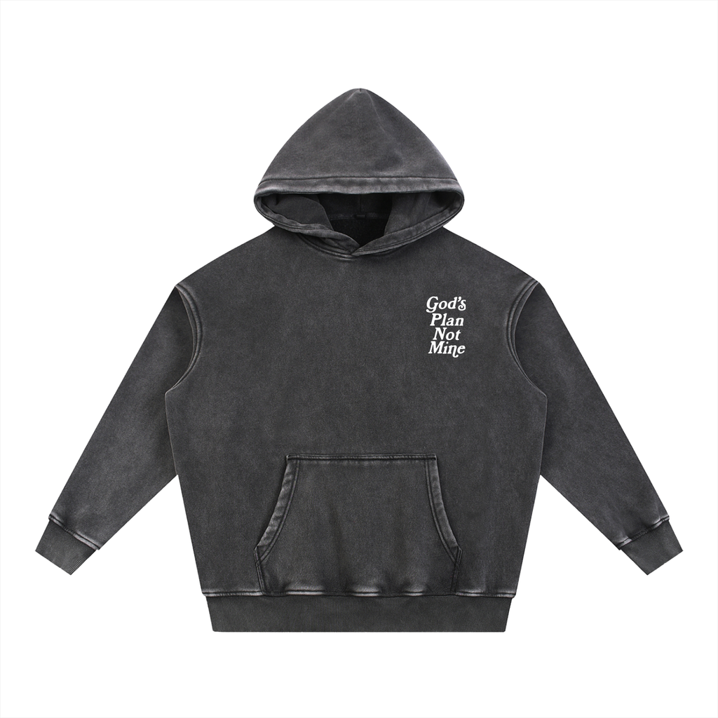 'God's Plan Not Mine' Hoodie 2.0 - Black