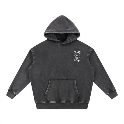 'God's Plan Not Mine' Hoodie 2.0 - Black