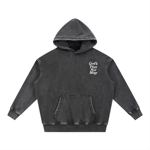 'God's Plan Not Mine' Hoodie 2.0 - Black