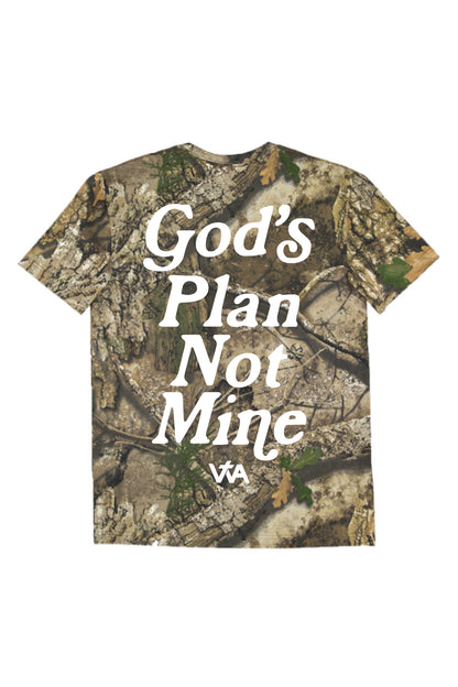 'God's Plan Not Mine' Camo - Tee
