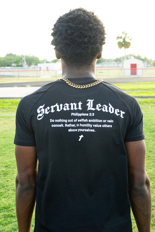 Arc Tee 'Servant Leader' - Black